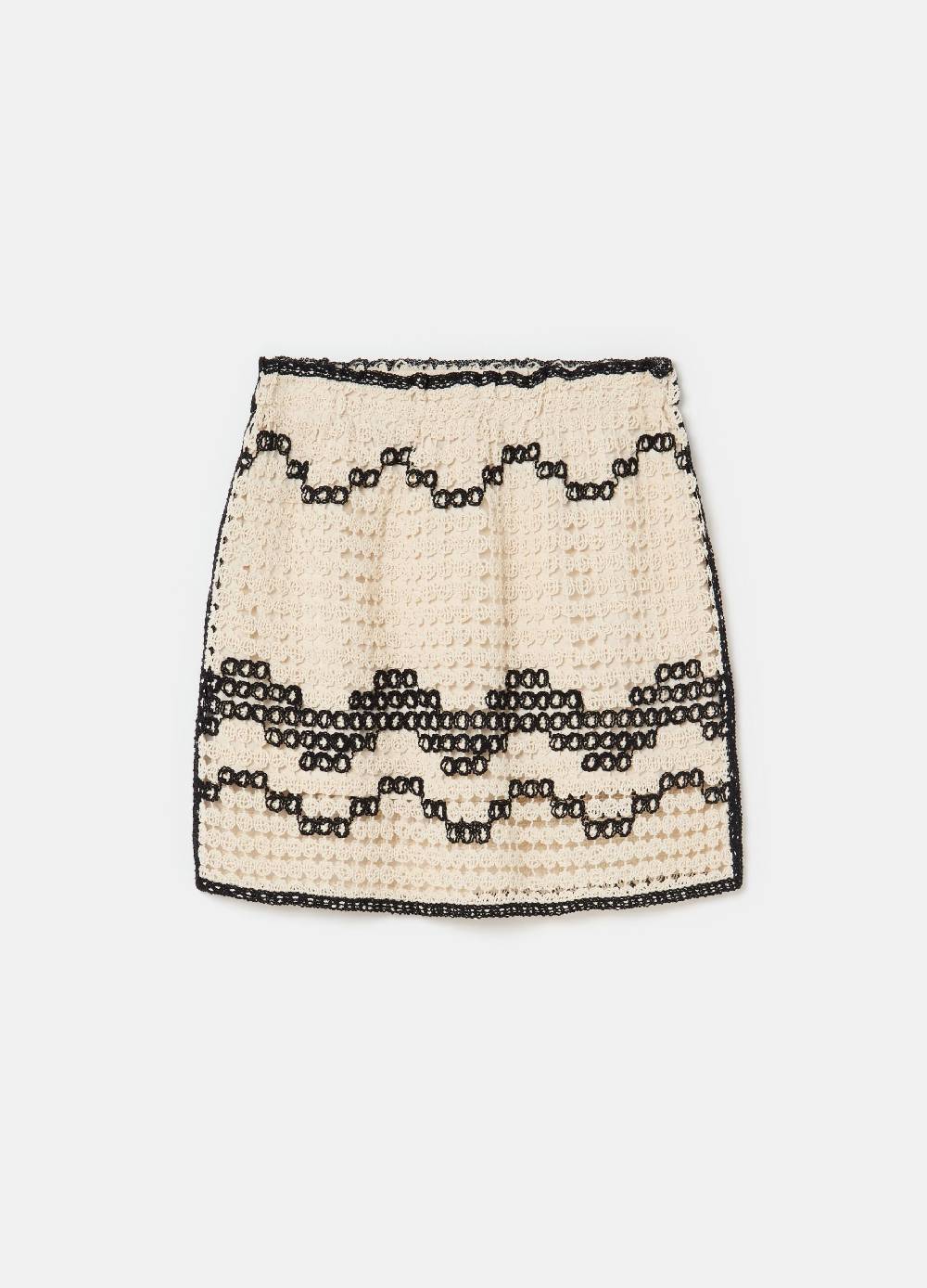 Ovs Minigonna crochet con motivo ondulato Offerta Giorno del Papà