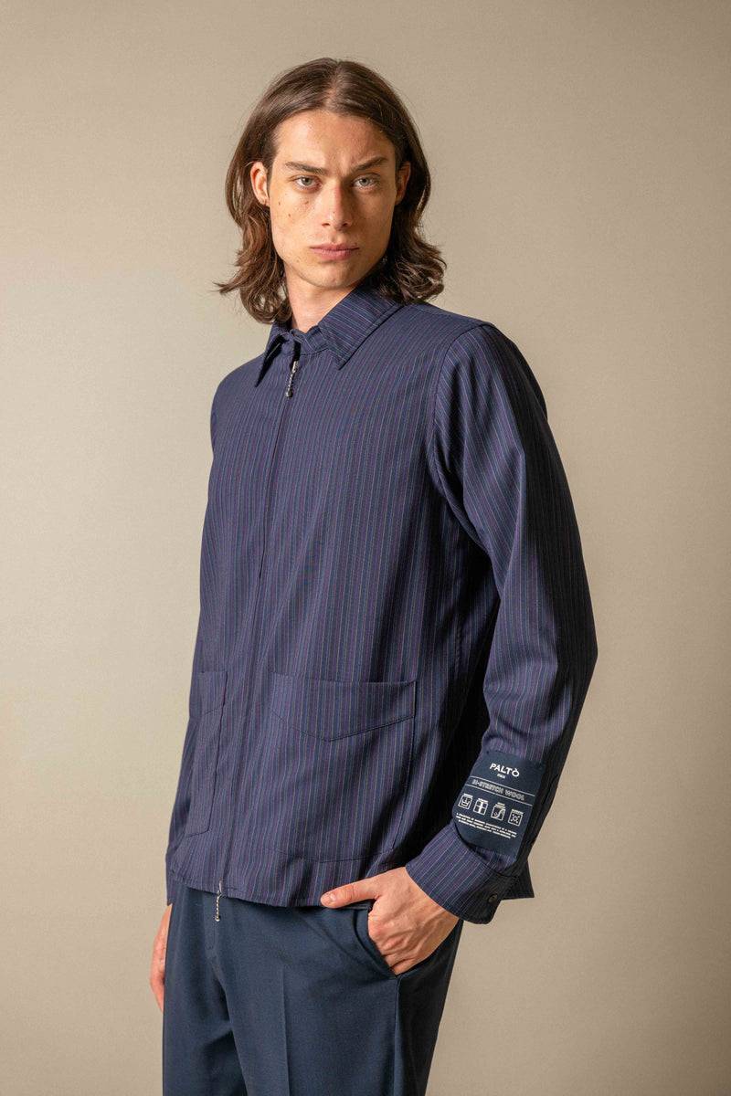 Paltò UMBERTO STRIPES WOOL Fino Al -60%