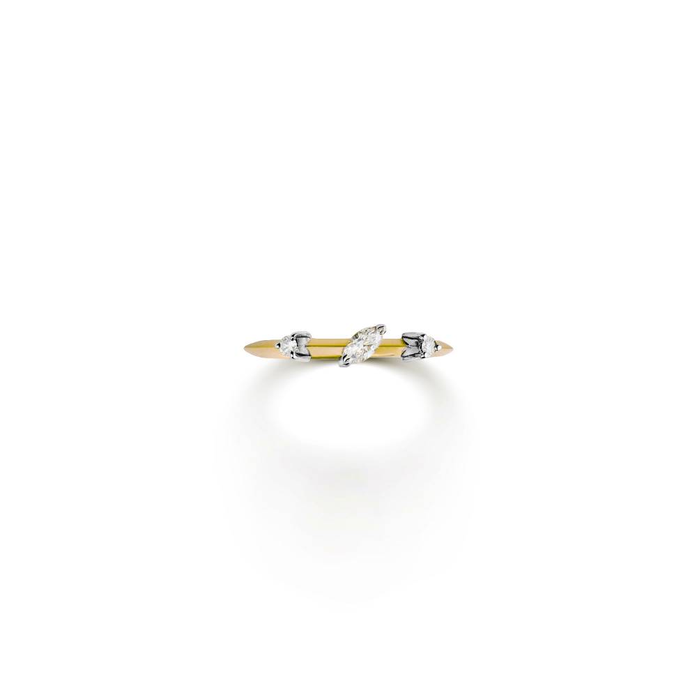 Paola Grande Gioielli BALANCE Anello 'Balance' oro giallo con marquise Paola Grande Gioielli BALANCE Anello 'Balance' oro giallo con marquise