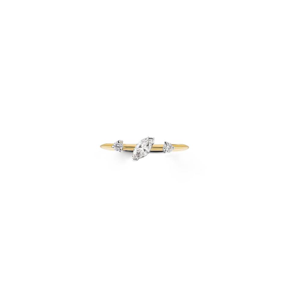 Paola Grande Gioielli BALANCE Anello 'Balance' oro giallo con marquise Paola Grande Gioielli BALANCE Anello 'Balance' oro giallo con marquise