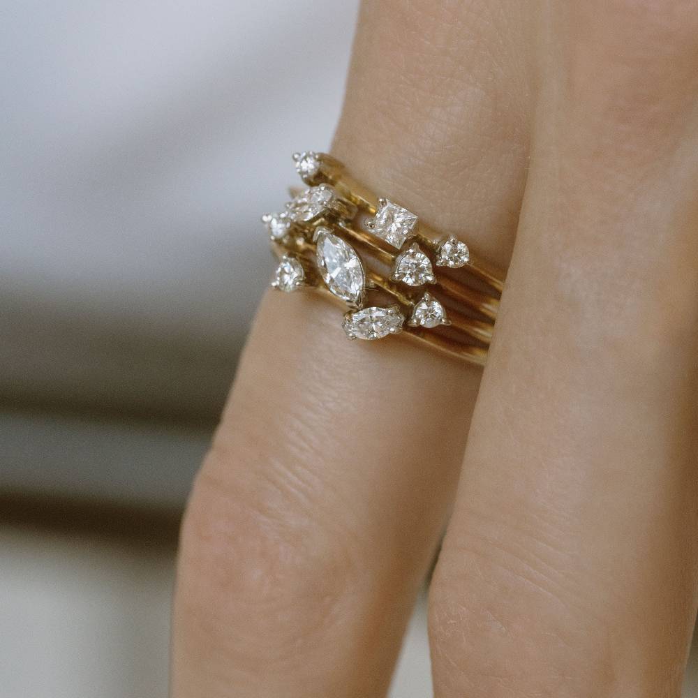 Paola Grande Gioielli BALANCE Anello 'Balance' oro giallo con marquise Negozi Online