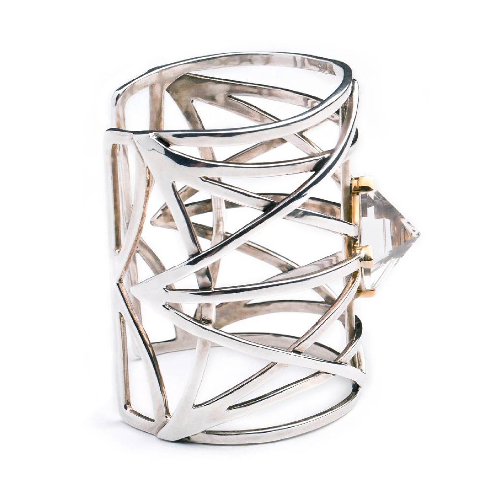 Paola Grande Gioielli GRIGLIE Bracciale 'Griglie' con piramide 2025