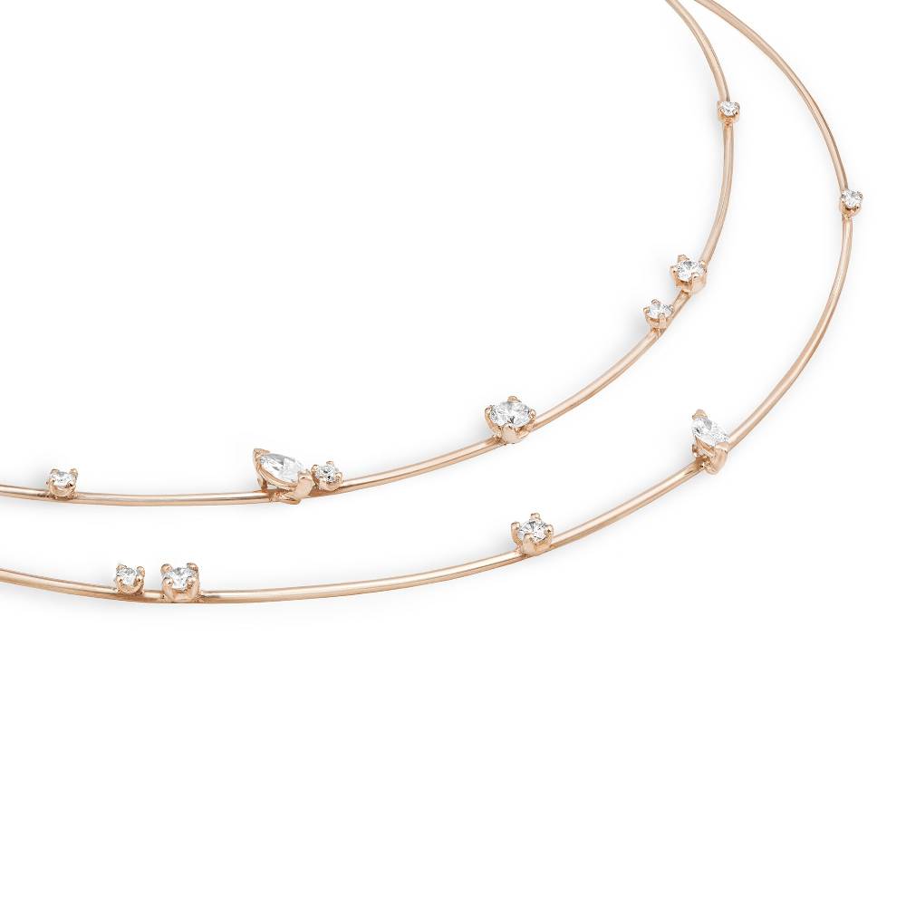 Paola Grande Gioielli BALANCE Collana 'Balance' 2 elementi in oro rosa Vendita