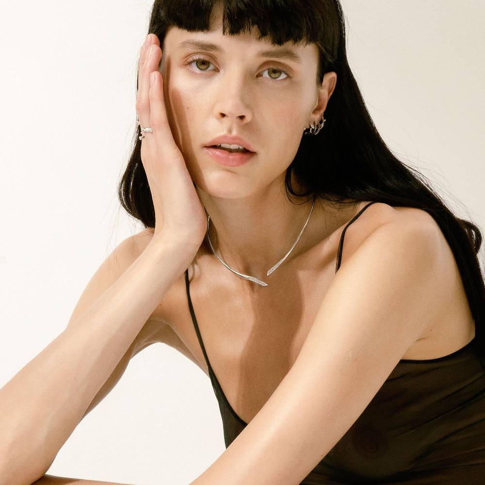 Paola Grande Gioielli REVERSO Collana 'Reverso' oro bianco Shopping Online