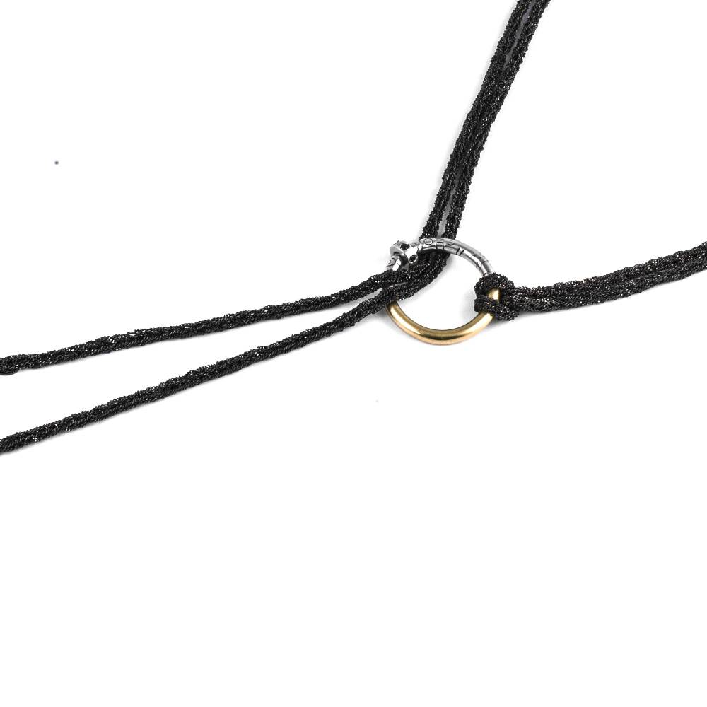 Paola Grande Gioielli NEON Collana/choker 'Neon' con anello e pietre Novità
