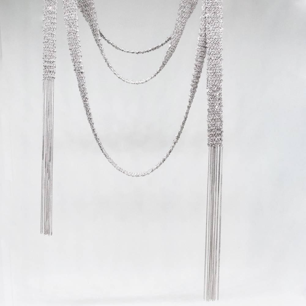 Paola Grande Gioielli SCIARPE Sciarpa argento Flash Sale