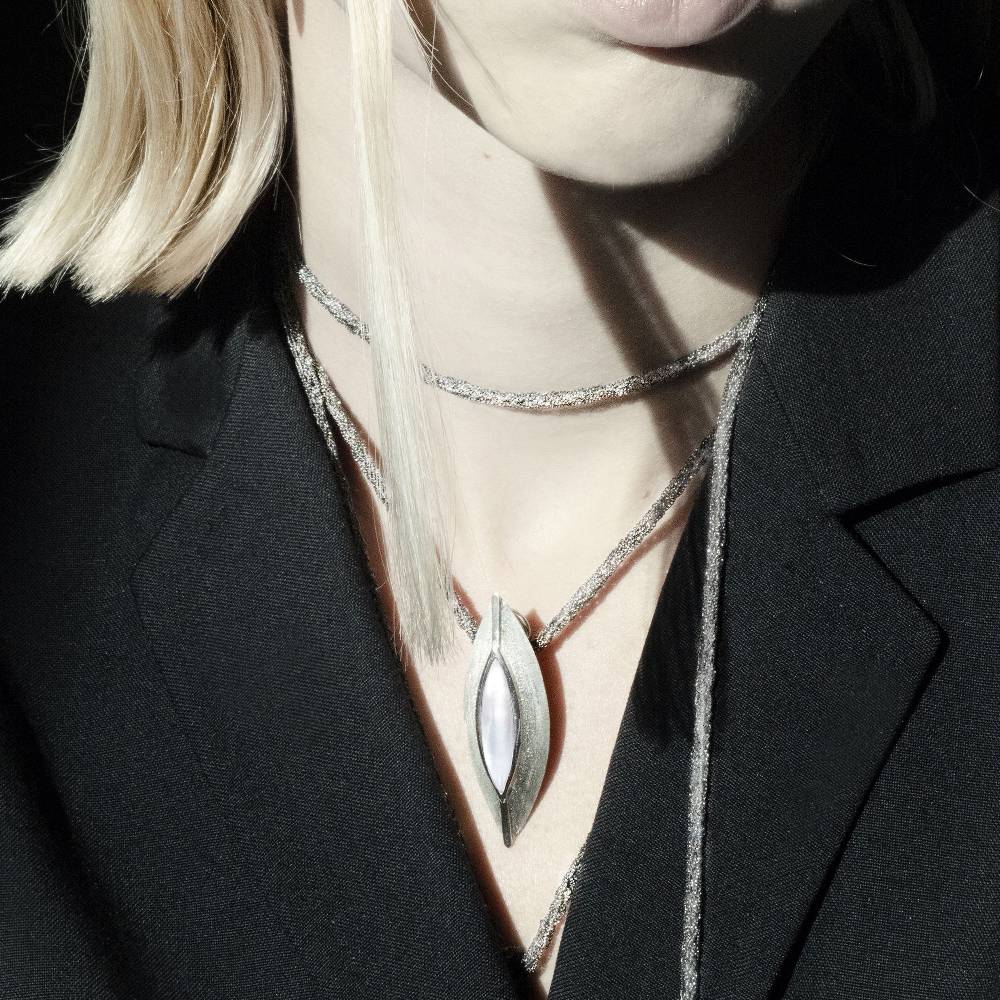 Paola Grande Gioielli SCIARPE Cordino/choker in argento In Vendita