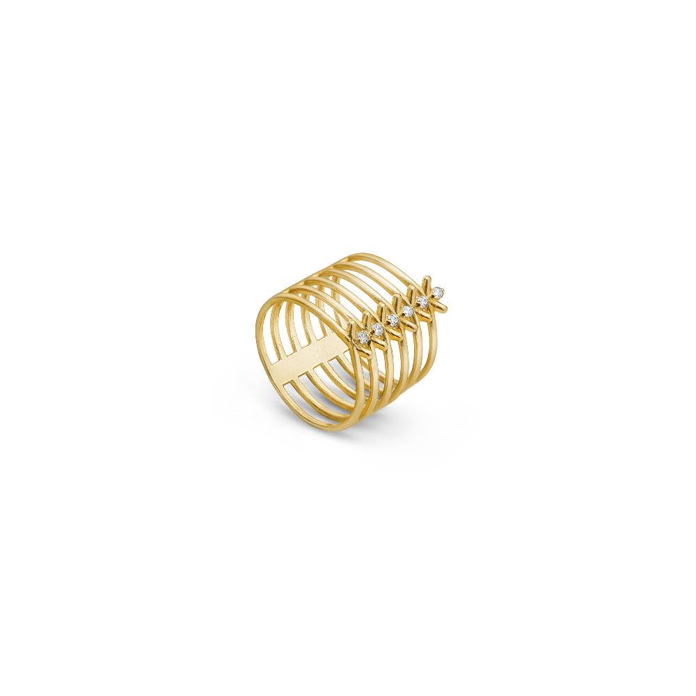 Paola Grande Gioielli SPINAE Anello 'Spinae' 6 elementi Nuova