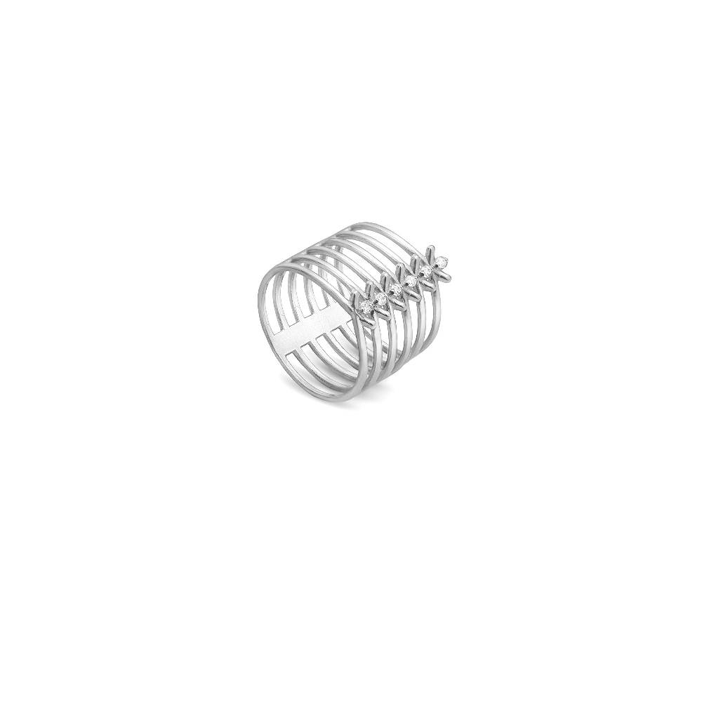 Paola Grande Gioielli SPINAE Anello 'Spinae' 6 elementi oro bianco Moda