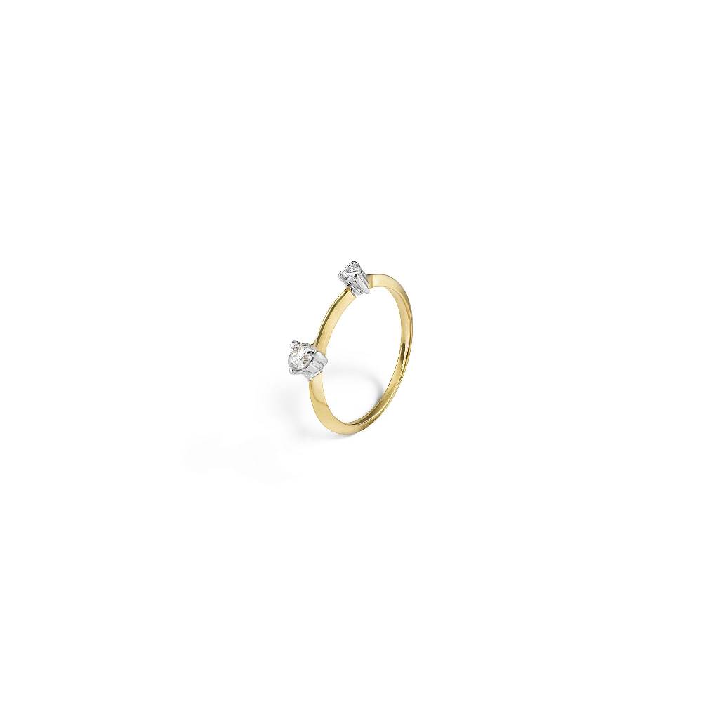 Paola Grande Gioielli BALANCE Anello 'Balance' oro giallo taglii brillante