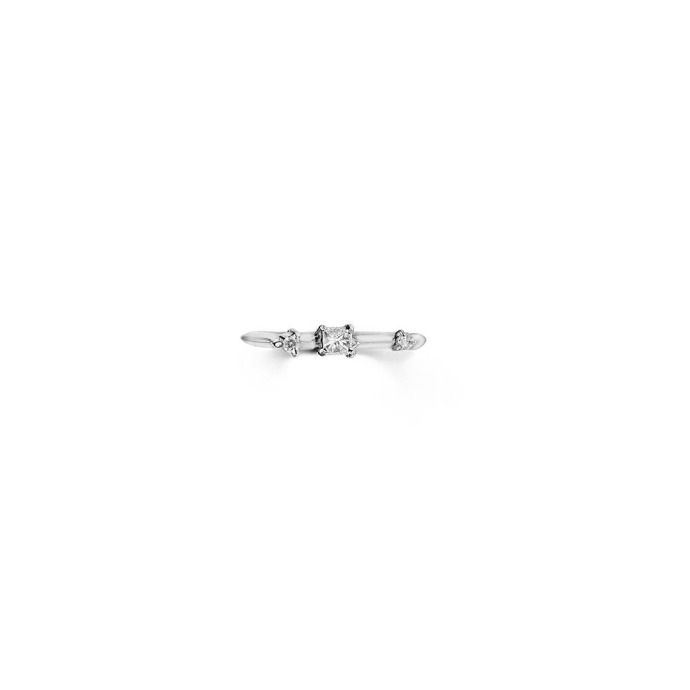 Paola Grande Gioielli BALANCE Anello 'Balance' oro bianco con princess Shopping Online