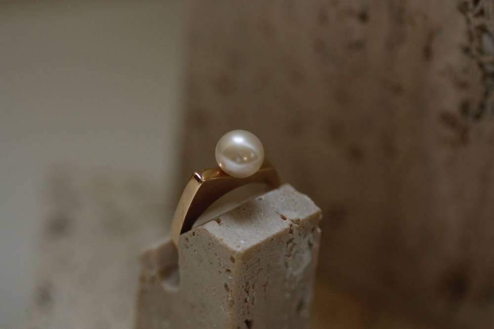 Paola Grande Gioielli CONGIUNZIONI Anello componibile 'Congiunzioni' con perla bianca Sconto