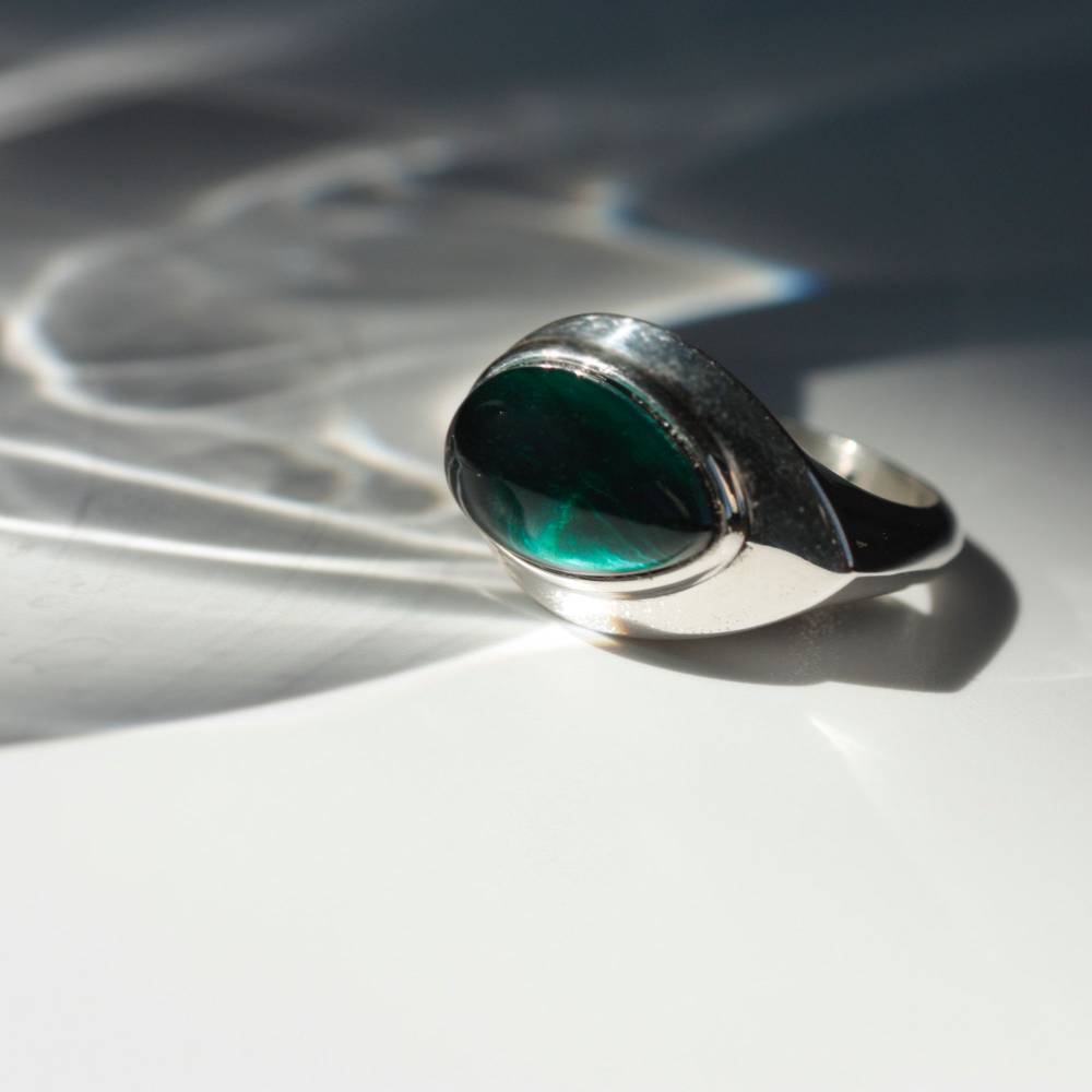 Paola Grande Gioielli AURUM Chevalier cabochon verde 50% di sconto per tempo limitato