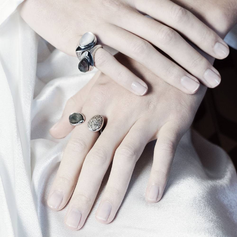 Paola Grande Gioielli AURUM Anello Goccia 2 elementi Sconto
