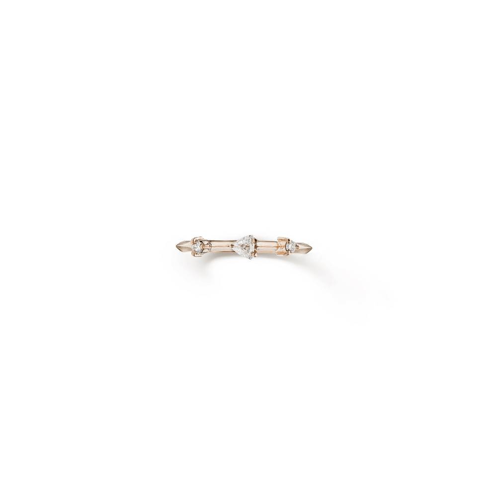 Paola Grande Gioielli BALANCE Anello 'Balance' in oro rosa con triangolo 2025