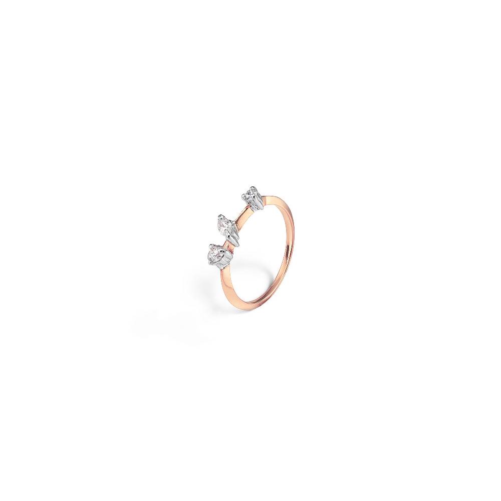 Paola Grande Gioielli BALANCE Anello 'Balance' oro rosa con marquise Sconto di tempo limitato