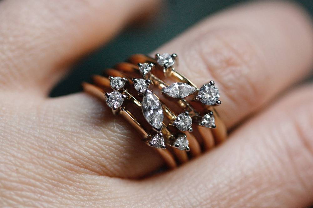 Paola Grande Gioielli BALANCE Anello 'Balance' oro rosa con marquise Sconto di tempo limitato