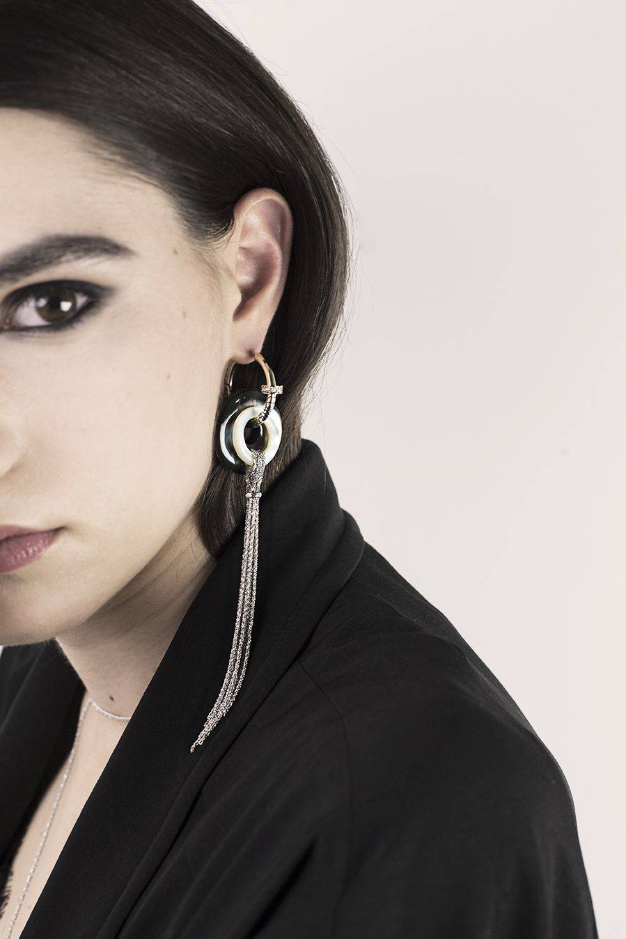 Paola Grande Gioielli ACCESSORI Madreperle con frange Negozio online di fabbrica