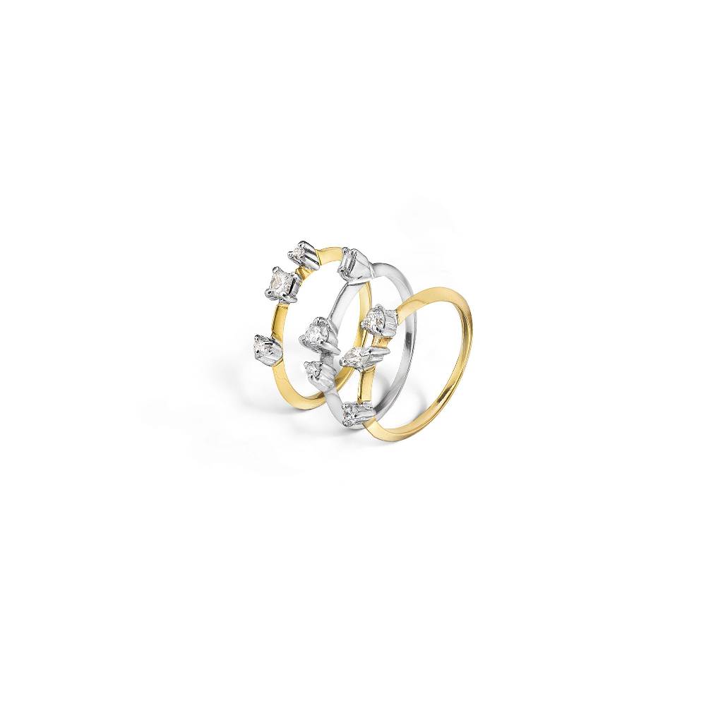 Paola Grande Gioielli BALANCE Set di tre anelli 'Balance' componibili Offerta Pasqua