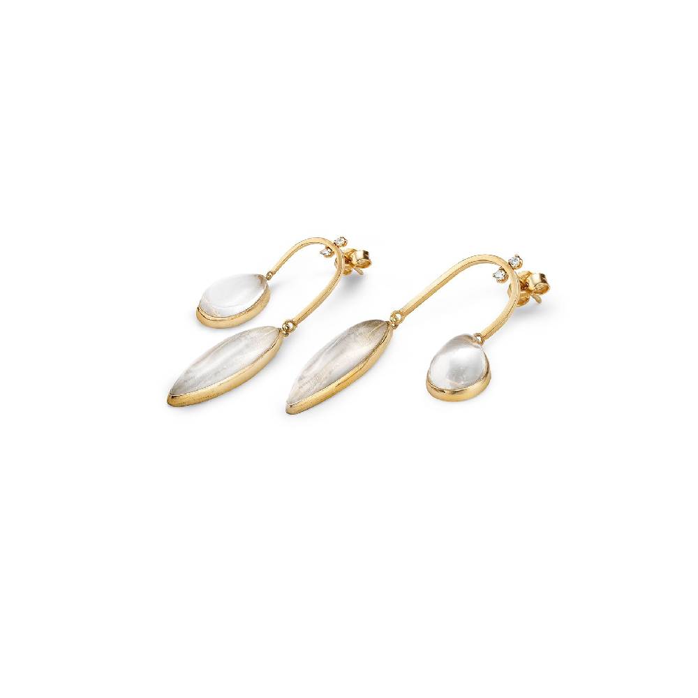 Paola Grande Gioielli AURUM Orecchini 'Amo Curvo' corti oro giallo Fino al 60% di sconto