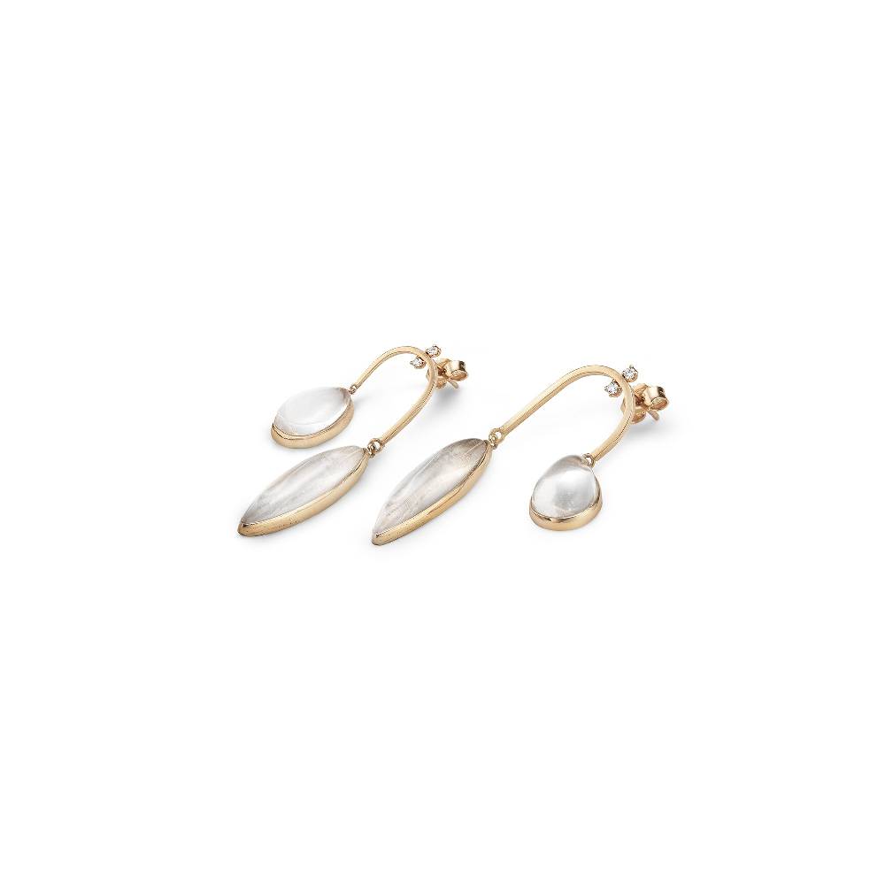 Paola Grande Gioielli AURUM Orecchino amo curvo oro rosa Offerta speciale della fabbrica