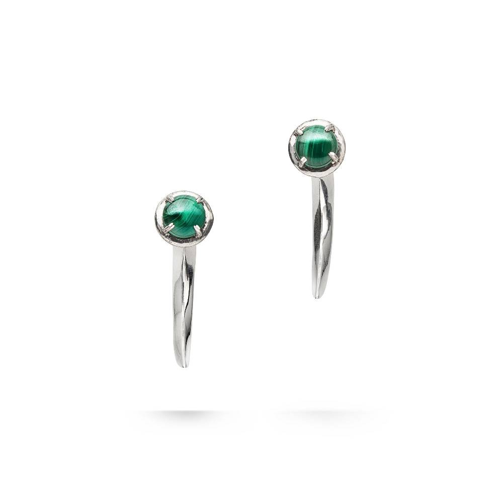 Paola Grande Gioielli UNCINI Uncini con malachite Vendita