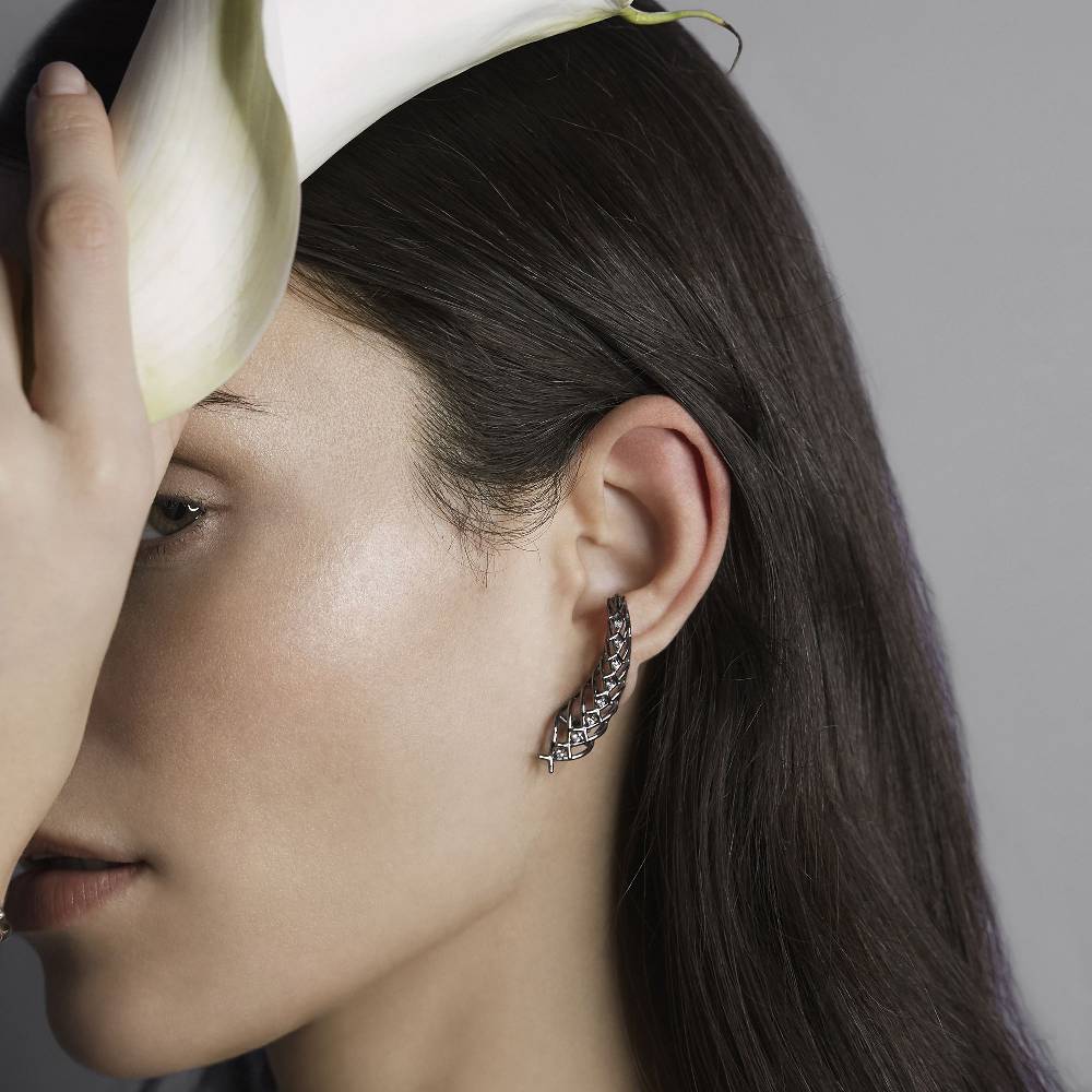 Paola Grande Gioielli SPINAE Orecchini 'Cornucopia' neri Black Friday