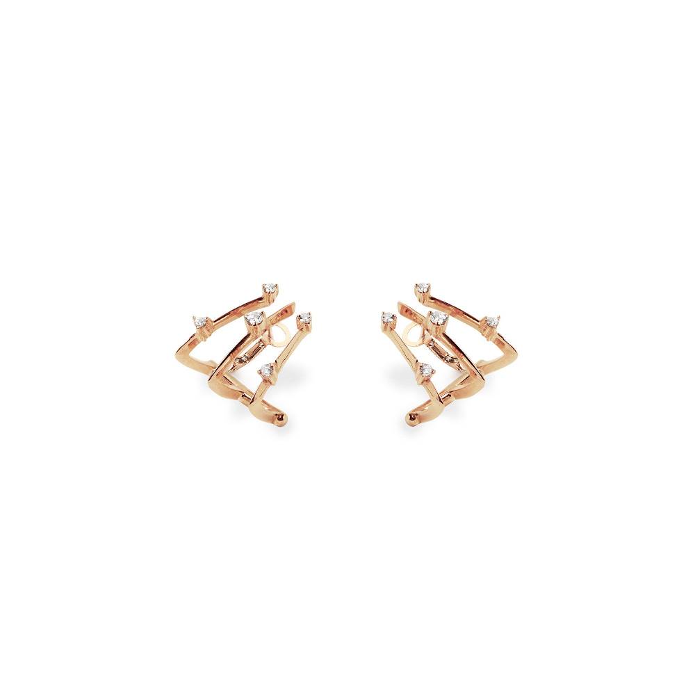 Paola Grande Gioielli BALANCE Orecchini 'Balance' 3 elementi oro rosa Lightning offer