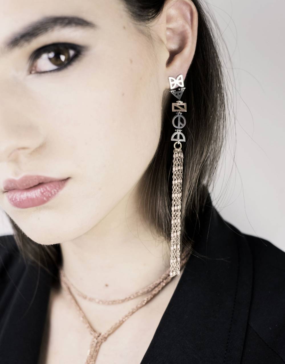 Paola Grande Gioielli NEON Origami corti Pezzi Unici