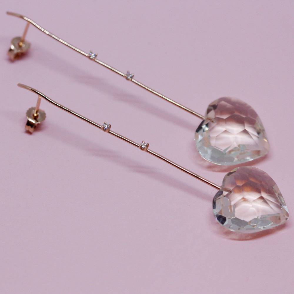Paola Grande Gioielli AMI 'Amo' oro rosa con cuori Promozione Limitata