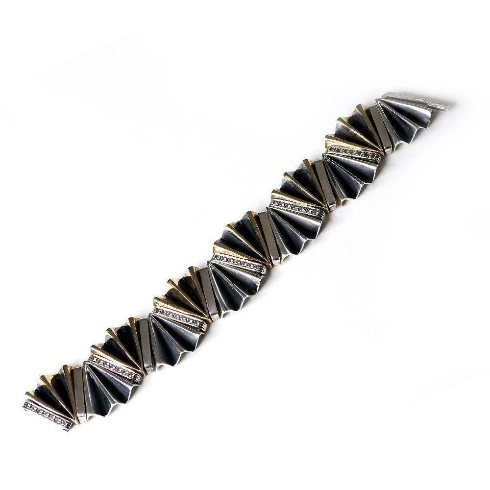 Paola Grande Gioielli VENTAGLI Bracciale Ventagli bicolor Offerta San Valentino