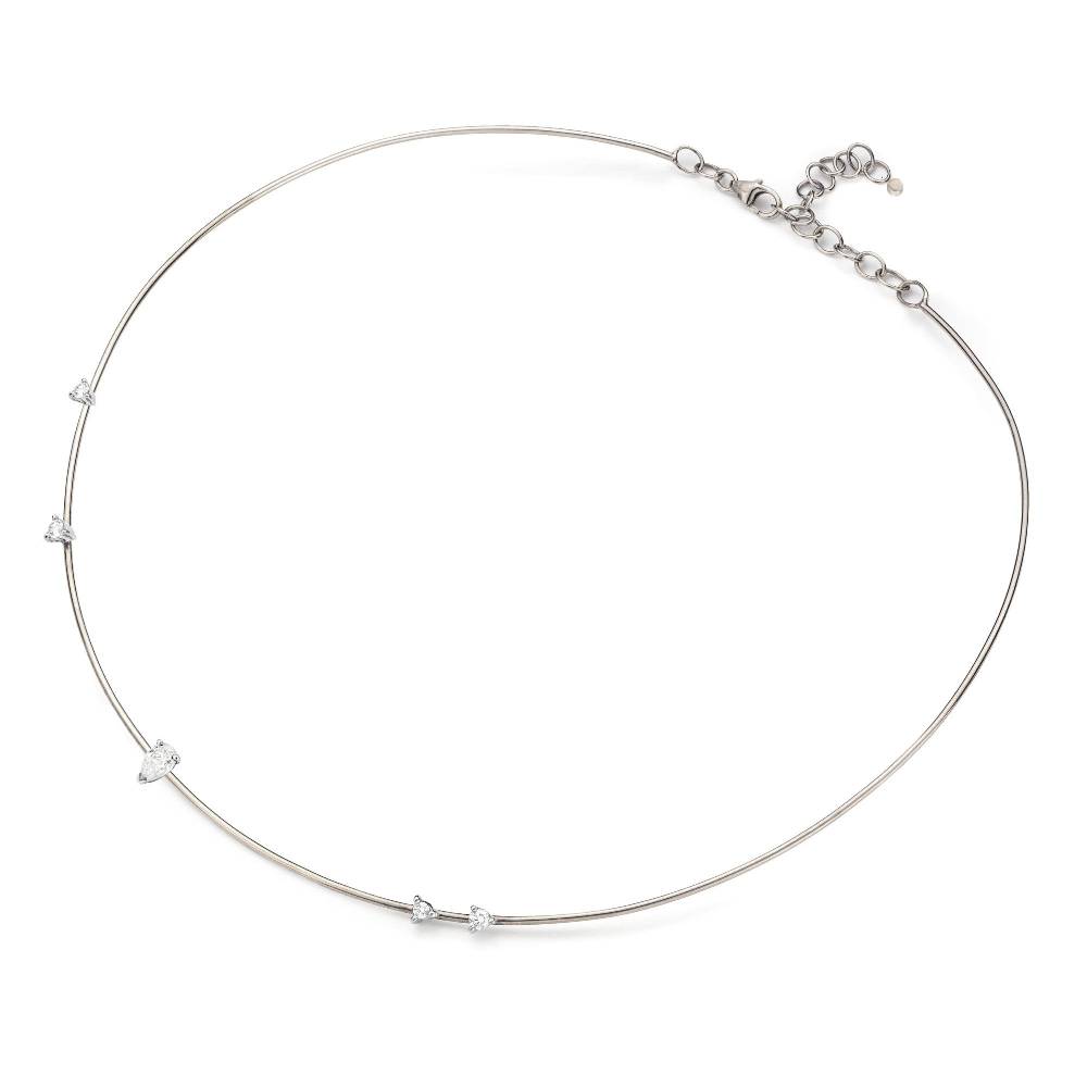 Paola Grande Gioielli BALANCE Girocollo 'balance' in oro bianco