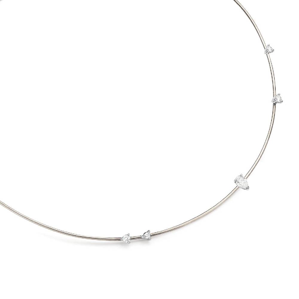 Paola Grande Gioielli BALANCE Girocollo 'balance' in oro bianco Lightning offer
