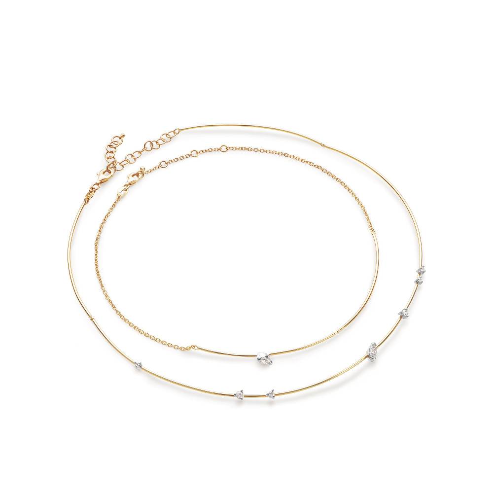 Paola Grande Gioielli BALANCE Choker 'Balance' in oro giallo Grandi sconti