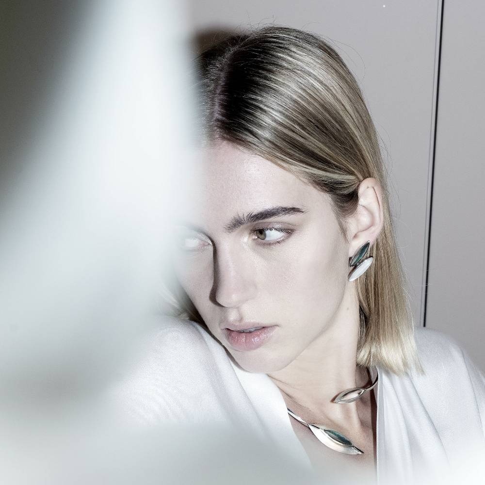 Paola Grande Gioielli AURUM Collana doppia mandorla Nuovi prodotti