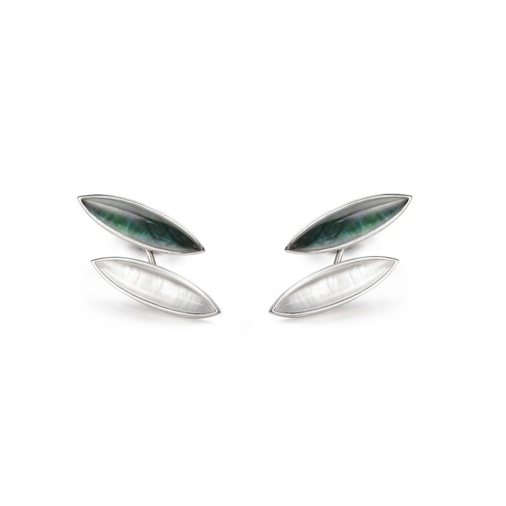 Paola Grande Gioielli AURUM Orecchini piercing 2 navette