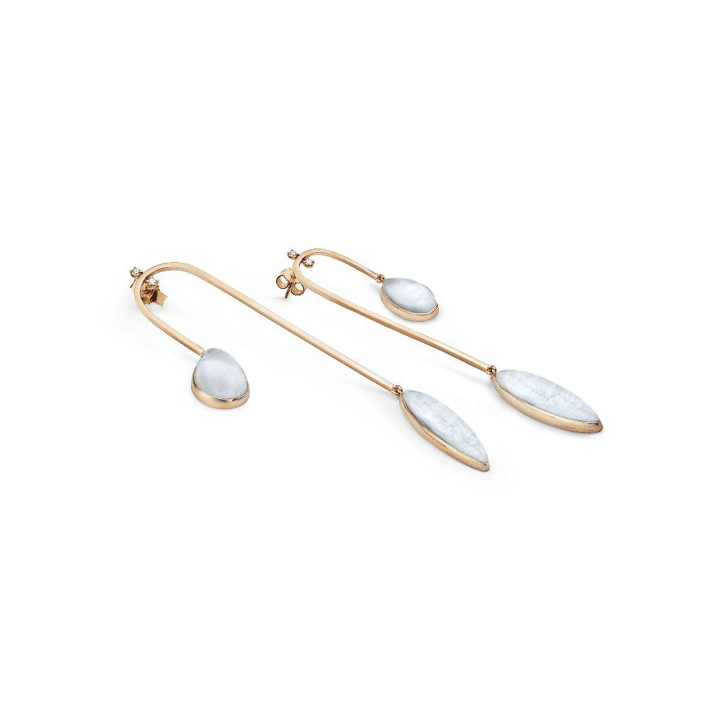Paola Grande Gioielli AURUM Orecchini Amo curvo lungo 50% di sconto per tempo limitato
