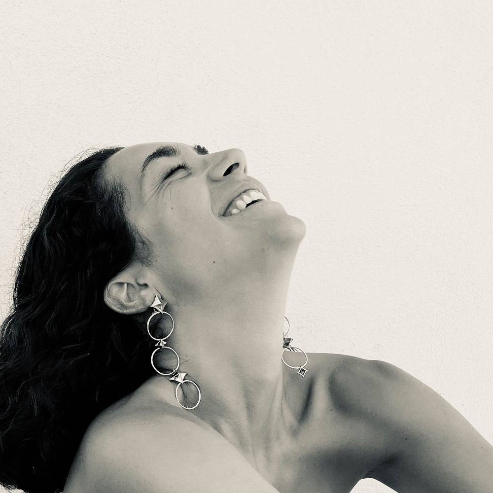 Paola Grande Gioielli SOLIS Orecchini 'Solis' con cerchi e rombi Consegna Veloce