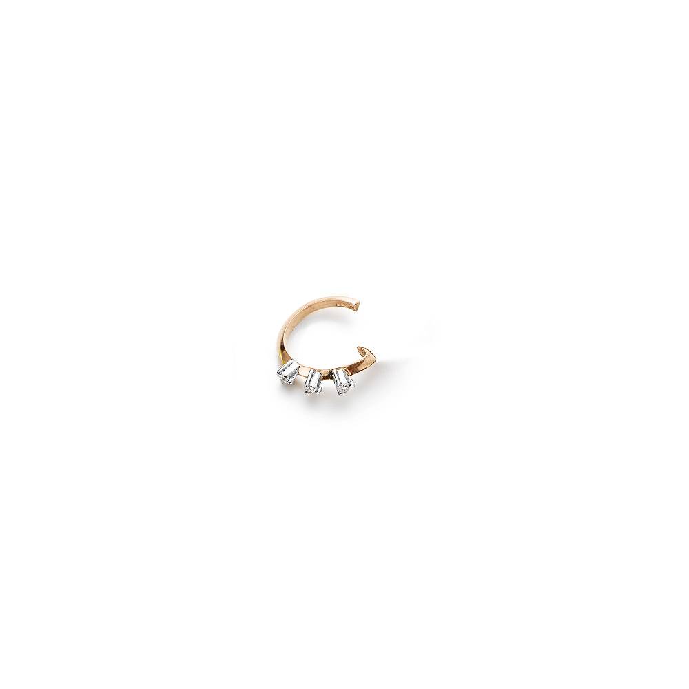 Paola Grande Gioielli BALANCE Ear cuff 'Balance' in oro rosa con diamanti taglio brillante Offerte