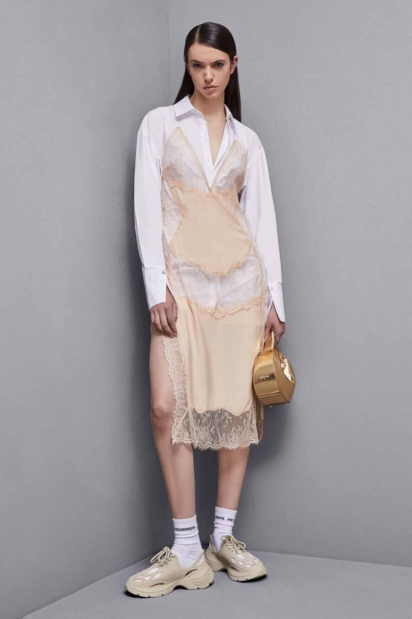 Patrizia Pepe Chemisier in satin di viscosa Nuovo