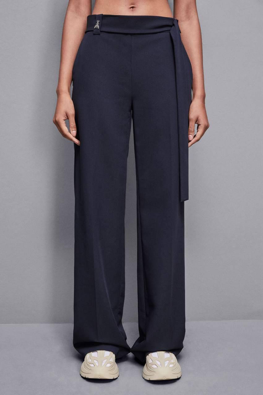 Patrizia Pepe Pantaloni regular fit in gabardina Negozi Online