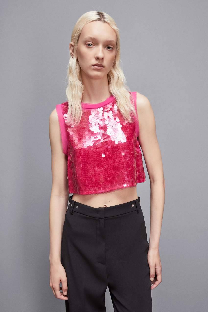 Patrizia Pepe Casacca in tulle con paillettes Vendite Flash