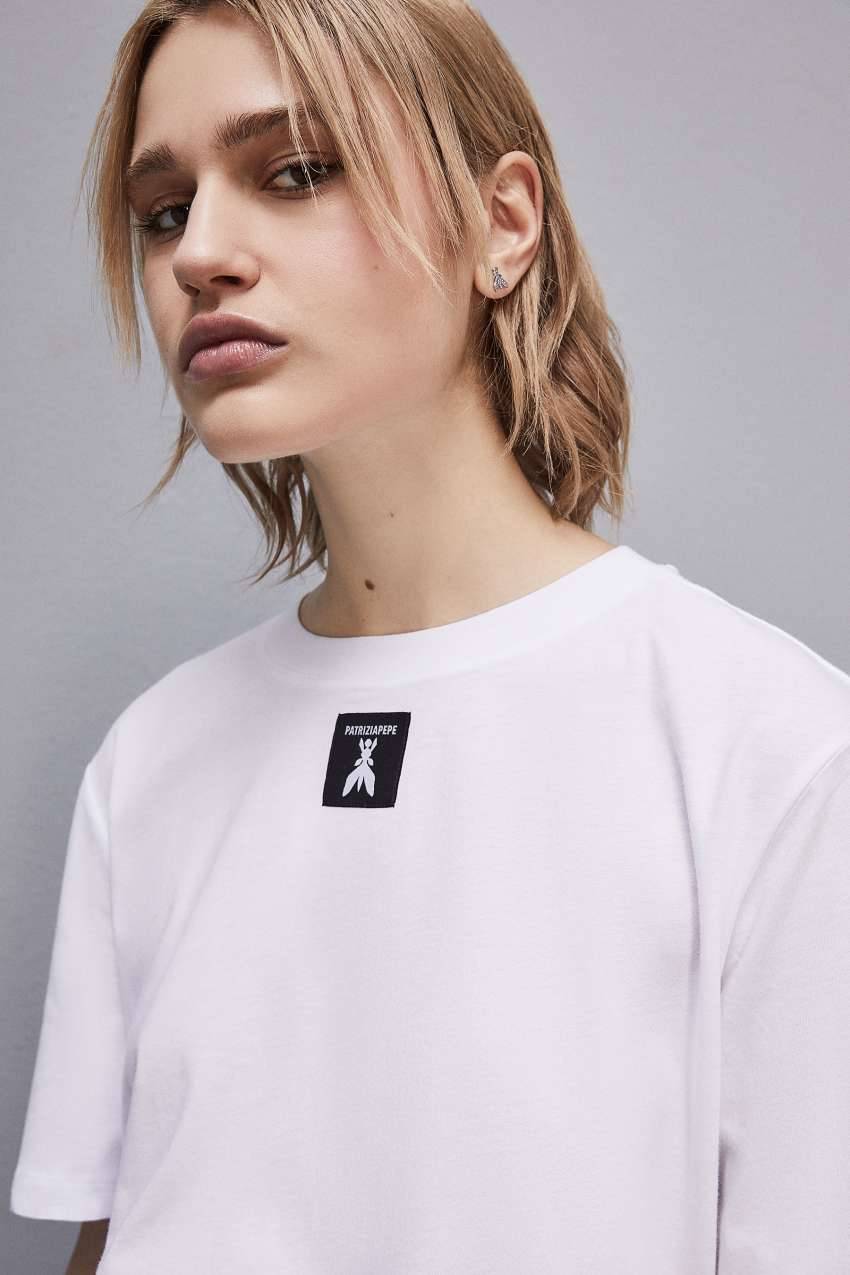 Patrizia Pepe T-shirt in cotone organico Negozio