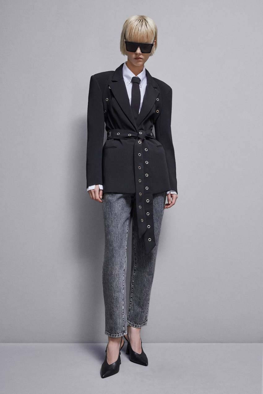 Patrizia Pepe Blazer in crepe taglio maschile Italy