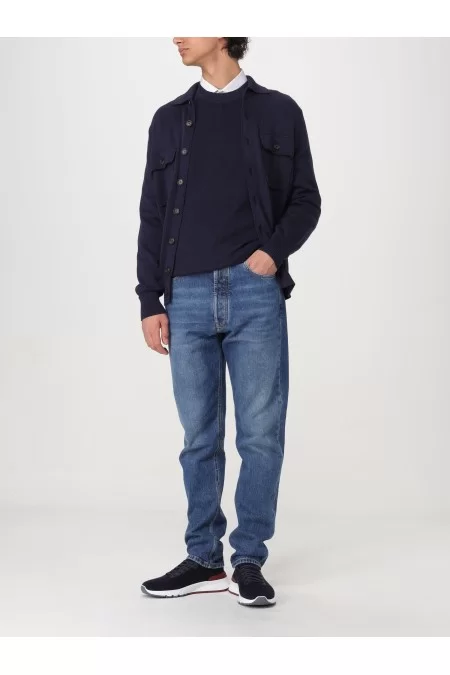 BRUNELLO CUCINELLI Cardigan uomo di Brunello Cucinelli Elegante cardigan in cashmere e lana di alta qualità. Perfetto per ogni occasione Vendita