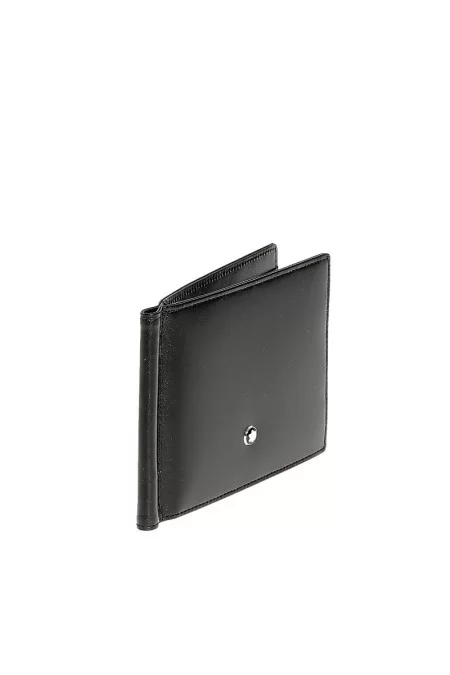 MONTBLANC WALLET 6CC MONEY CLIP BLACK In Saldo
