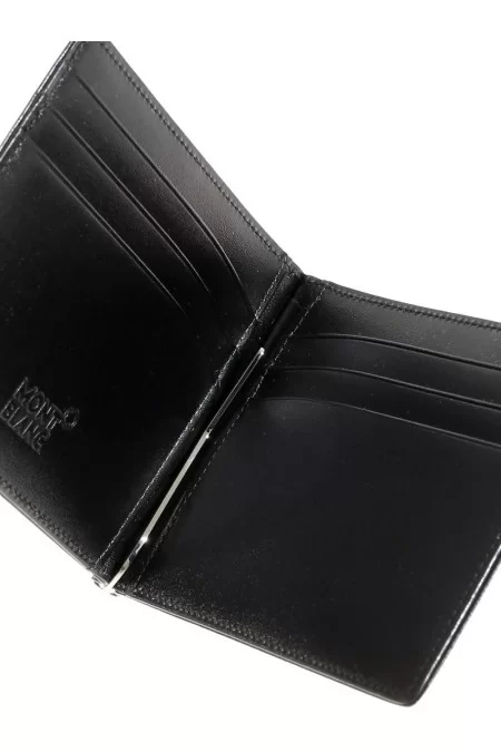 MONTBLANC WALLET 6CC MONEY CLIP BLACK In Saldo