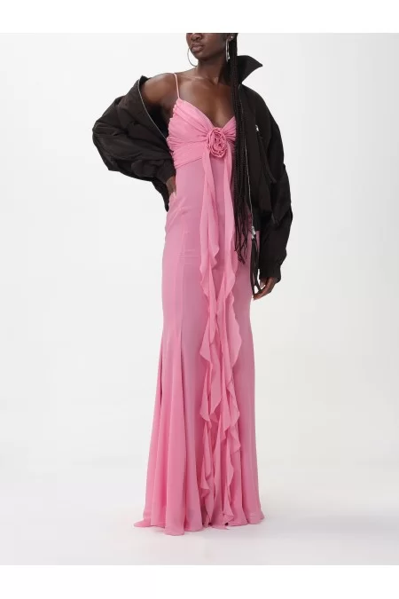 BLUMARINE BLUMARINE Abito elegante da donna con dettagli floreali e tessuto di alta qualità Pezzi Unici