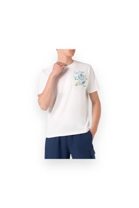 SAINTBARTH MC2 TSHIRT MAN - GIN GLASS 01N EMB Sconto