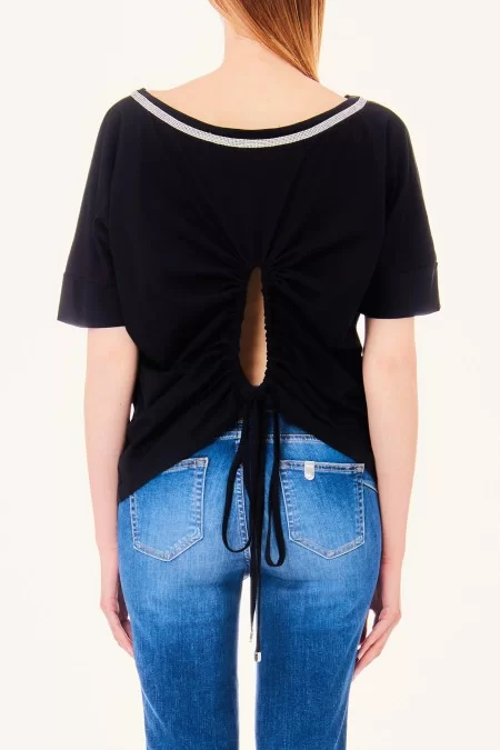 LIUJO JEANS CORE T-SHIRT MODA M/C Sottocosto